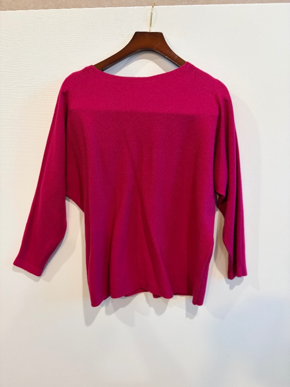 Vila Milano Hot Pink Dolman Sleeve Sweater XS